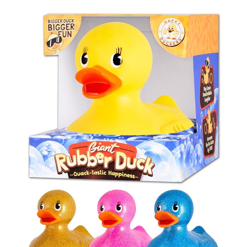 Giant Rubber Duck 10.5" Inches Our Large Rubber Duck Provides Big Rubber Du