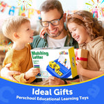 Letter Matching Game for Kids Ages 3-8 with Word Building Cards