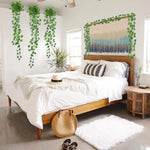 48 Pcs 336Ft Artificial Ivy Fake Vines,Ivy Garland Greenery Garland Fake Hanging Plants Vines Green Leaves for Bedroom Wedding Garden Wall Room Decor