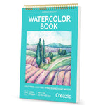 9x12 Watercolor Pad with 140lb/300gsm Watercolor Paper, 24 Sheets