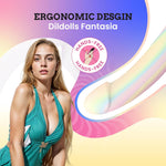 Dildolls Fantasia - Flexible Dildo With Curved Style - Ultra Soft Silicone Dildo For Women Adult Sex - Smooth Penis Female Sex Toy - Women Sex Toys