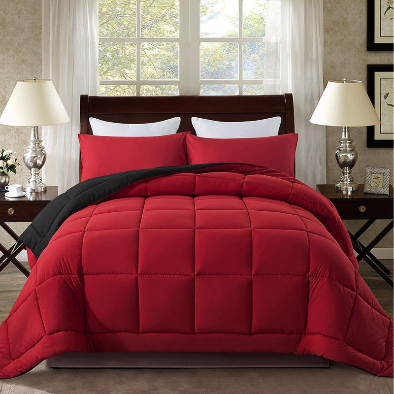 King Size Comforter Set -All Season Bedding Comforters Sets With 2 Pillow Case