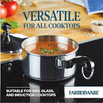 Classic Stainless Steel Sauce Pan/Saucepan with Lid, 1 Quart, Silver,50000,11.2"D x 6.3"W x 4.4"H