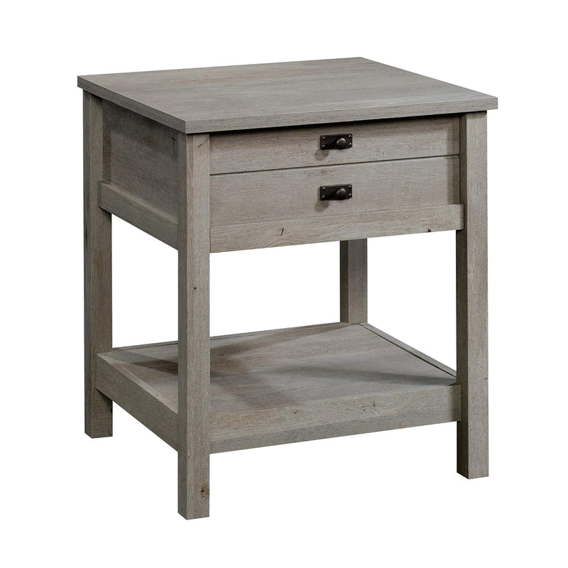 Cottage Road Night Stand, L: 21.18" X W: 19.45" X H: 24.06", Mystic Oak Finish