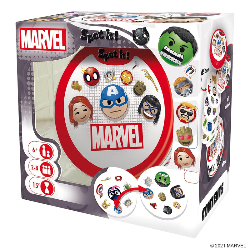Spot It! Marvel Emojis Marvel Super Heroes Family Card Game For Superhero F