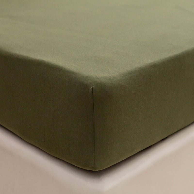 Jersey Knit Cotton Fitted Bottom Sheet Only (No Flat Sheet Or Shams) Deep Pock