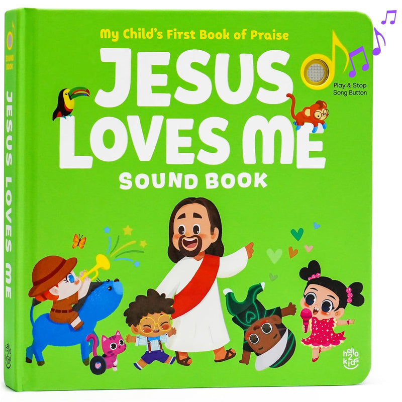 Jesus Loves Me Christian Sound Books For Toddlers 1 3 Musical & Religious T