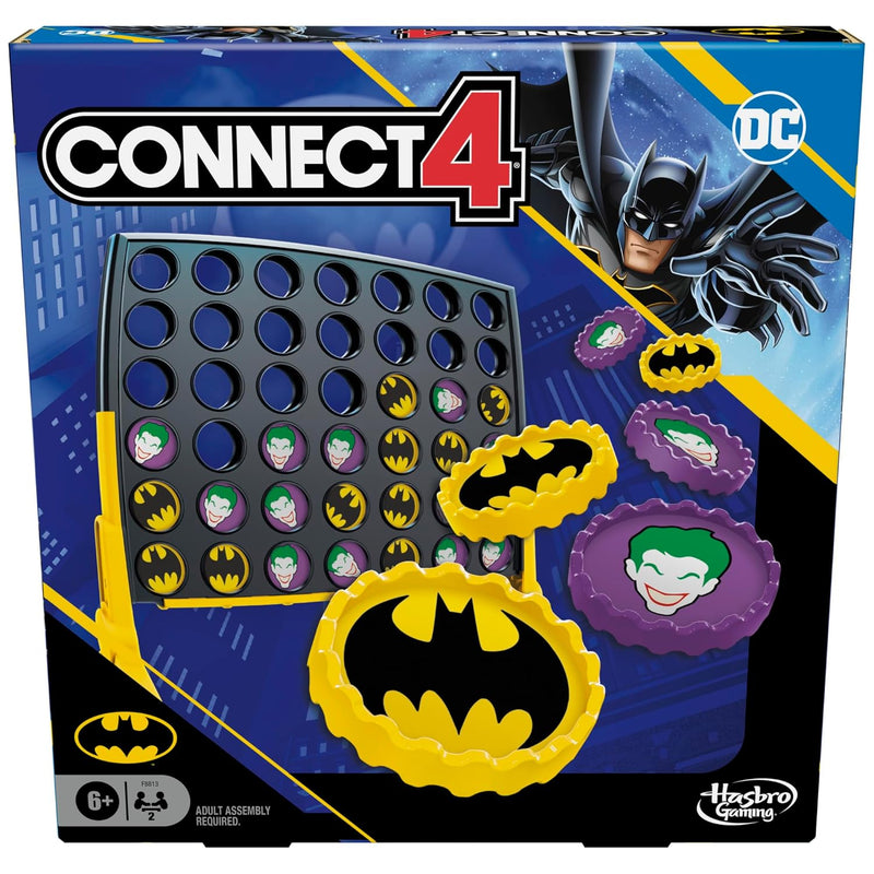 Connect 4 Batman Game | Batman-Themed 4 in a Row Game | Ages 6 and Up| For