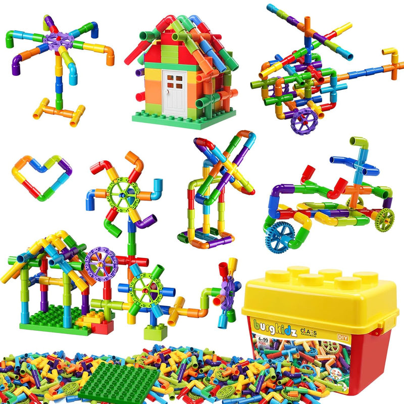 Stem Learning Pipe Tube Toy, Sensory Toys, Tube Locks Construction Building