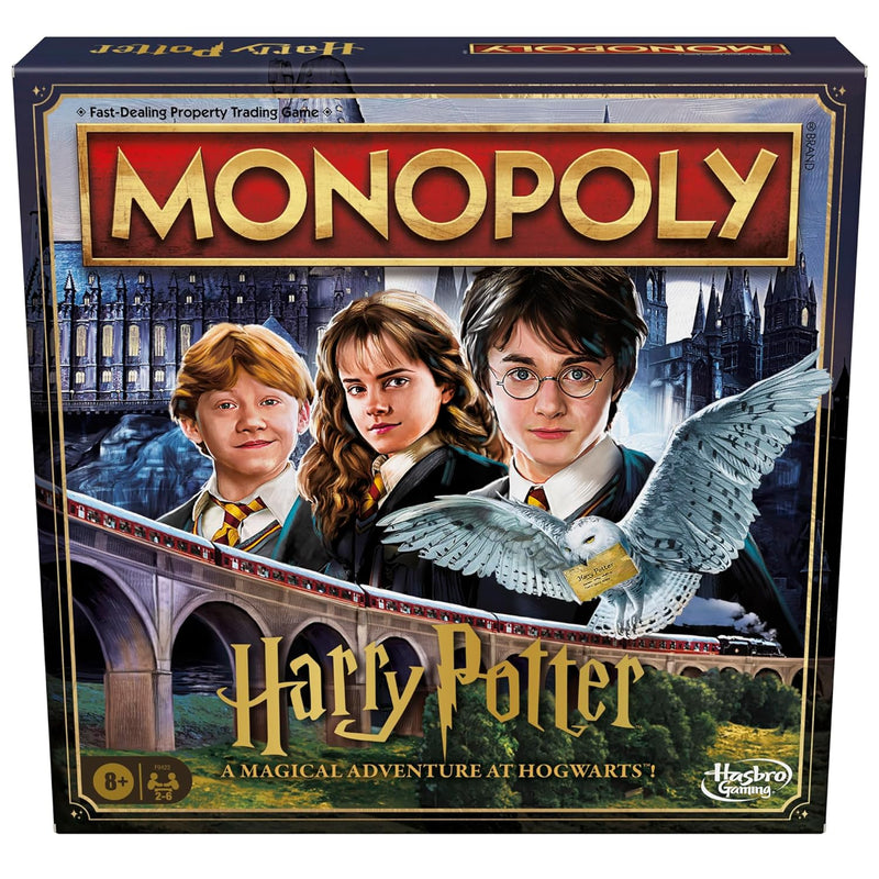 Monopoly Harry Potter Edition Board Game A Magical Adventure At Hogwarts Ag