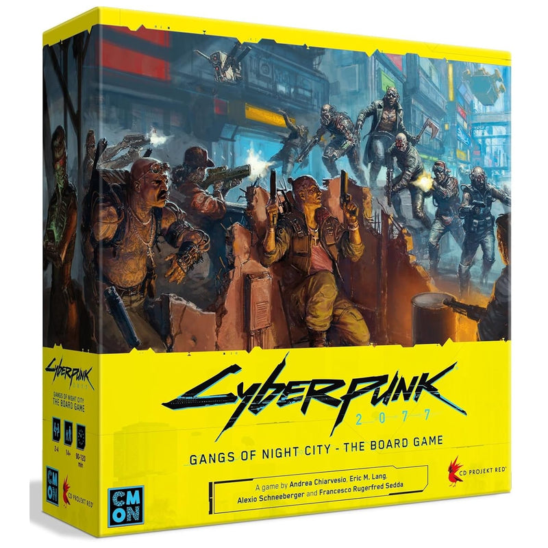 CMON Cyberpunk 2077: Gangs of Night City Board Game - Conquer Night City in
