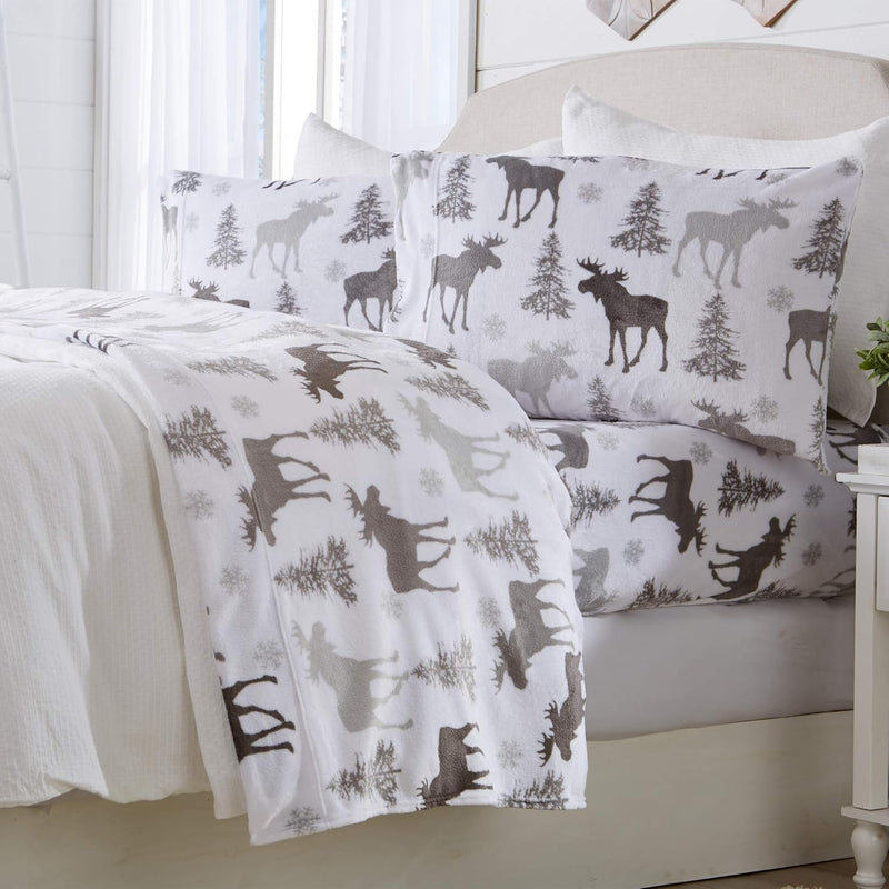 Extra Soft Velvet Plush Twin Micro Fleece Sheet Set | Deluxe Microplush Non Pi