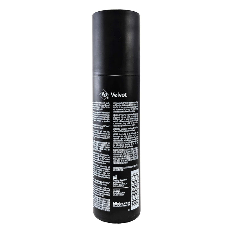 Id Velvet 6.7 Fl. Oz. Silicone Based Premium Luxury Personal Lubricant (Pack Of 2)