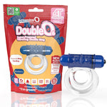 4T Doubleo 6 Cock Ring, Blueberry | Vibrating Cock Ring, Tickle And Tease, Treble Vibrations | Penis Ring, Reusable Vibrator | Couple Sex Toys, Dick Ring For Mutual Pleasure