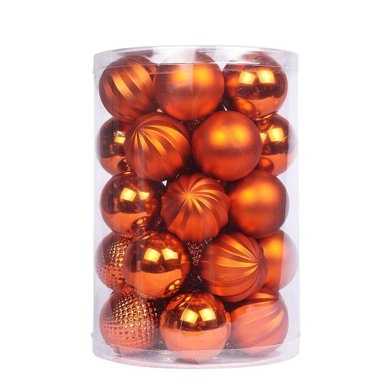 34Ct Christmas Ball Ornaments 4Cm For Xmas Tree Christmas Decorations Shatterp