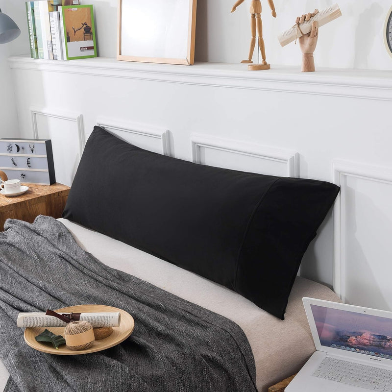 Jersey Knit Pillowcase. All Season, Soft, Cozy Cases. T-Shirt Jersey Cotton Of