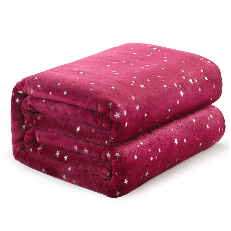 Throw Blanket, Ultra Soft Thick Microplush Bed Blanket, All Season Premium Flu