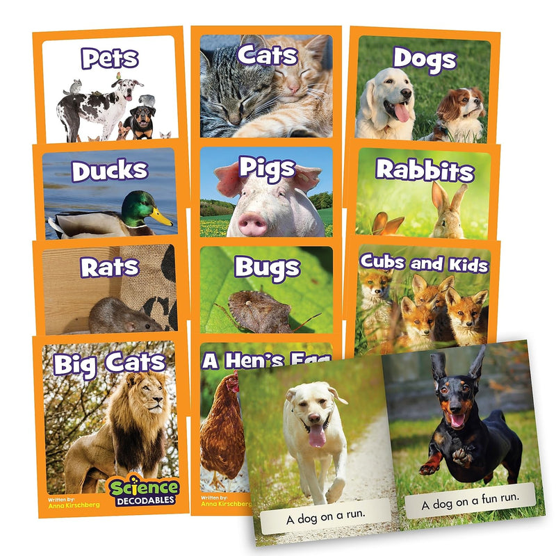 Junior Learning Science Decodables Phase 2 Non-Fiction, Multicolor