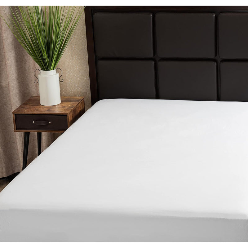 Fitted Sheet Only, Premium Soft Sateen Sheets, Poly Cotton 300 High Thread Cou