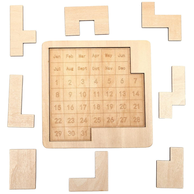 Daily Calendar Puzzle Wooden Puzzles For Adults A Puzzle To Challenge 365+