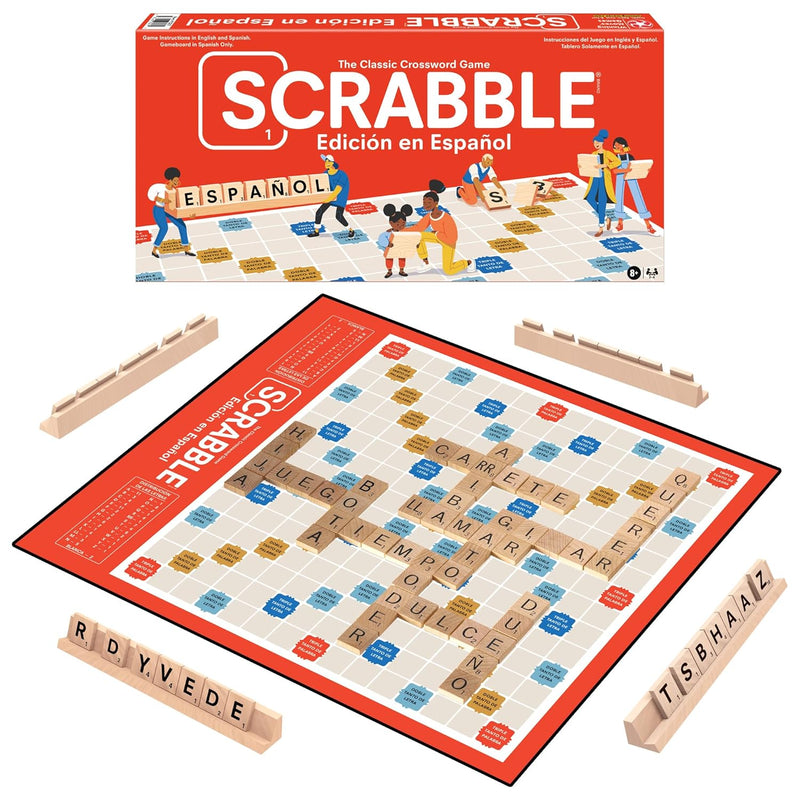 Scrabble Edicion En Espanol By Games Usa, World'S Most Famous Word Game Des