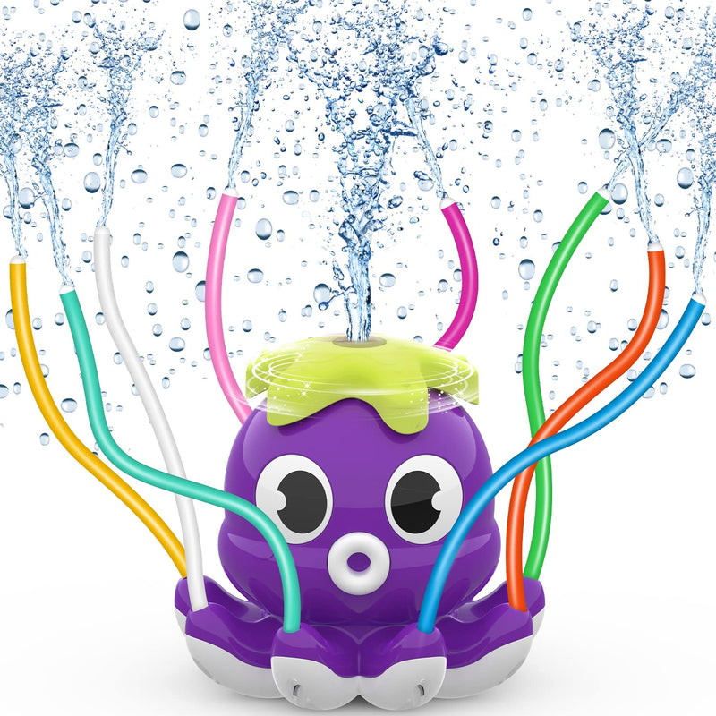 Outdoor Water Spray Sprinkler For Kids And Toddlers, Summer Outside Toys Ba