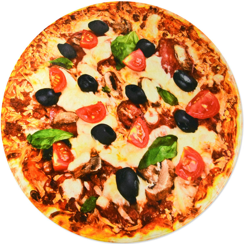 Burritos Blanket, Pizza Blanket, Giant Pizza Throw Blanket, Novelty Pizza Blan