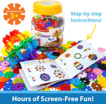 500-Piece Interlocking Disc Building Set for Kids Ages 3+