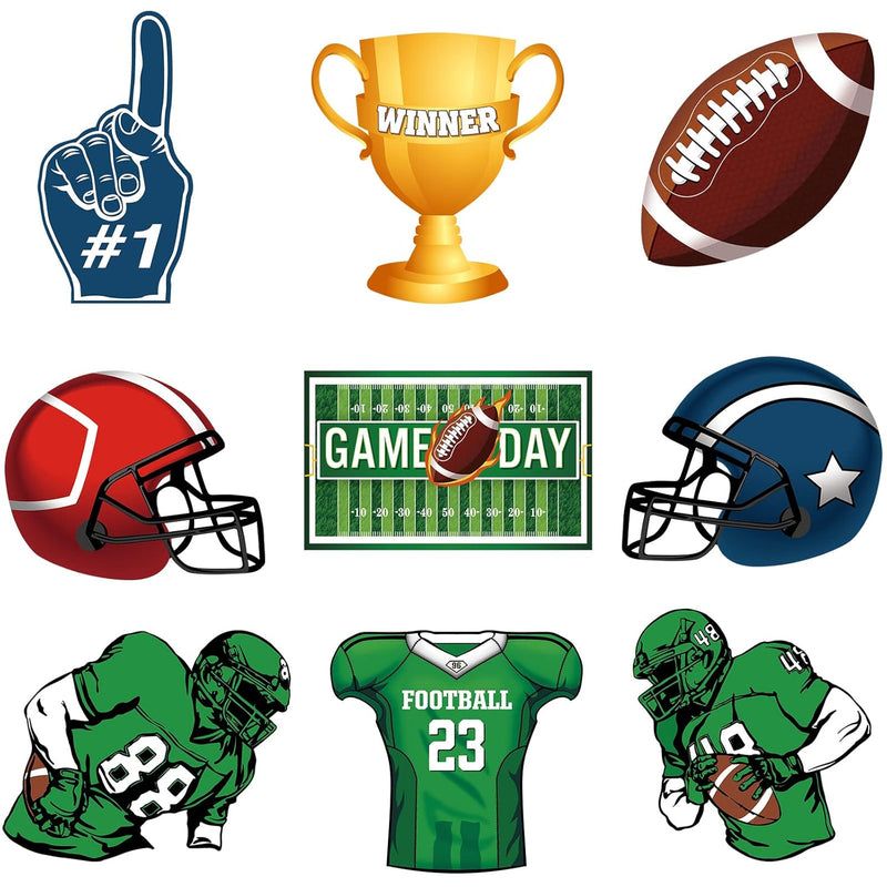 90 Pcs Football Cutouts Rugby Football Theme Party Decorations Cutout Classroo
