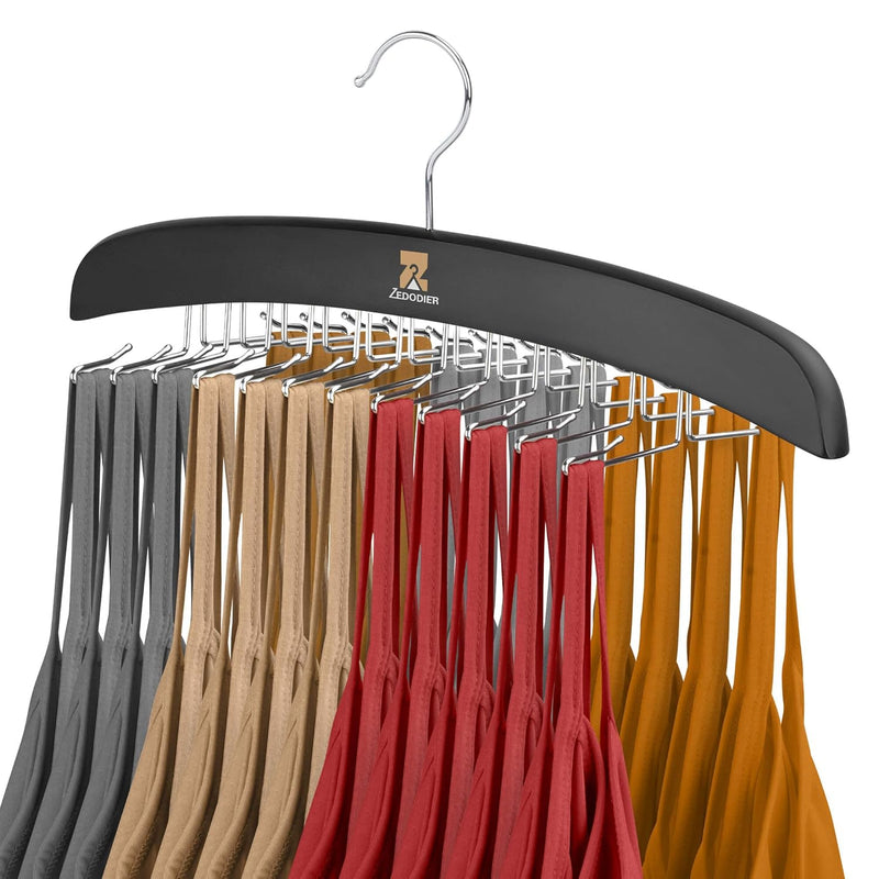 Tank Top Hangers, Bra Organizer For Closet, 24 Storage Capacity, Non-Slip Hangin