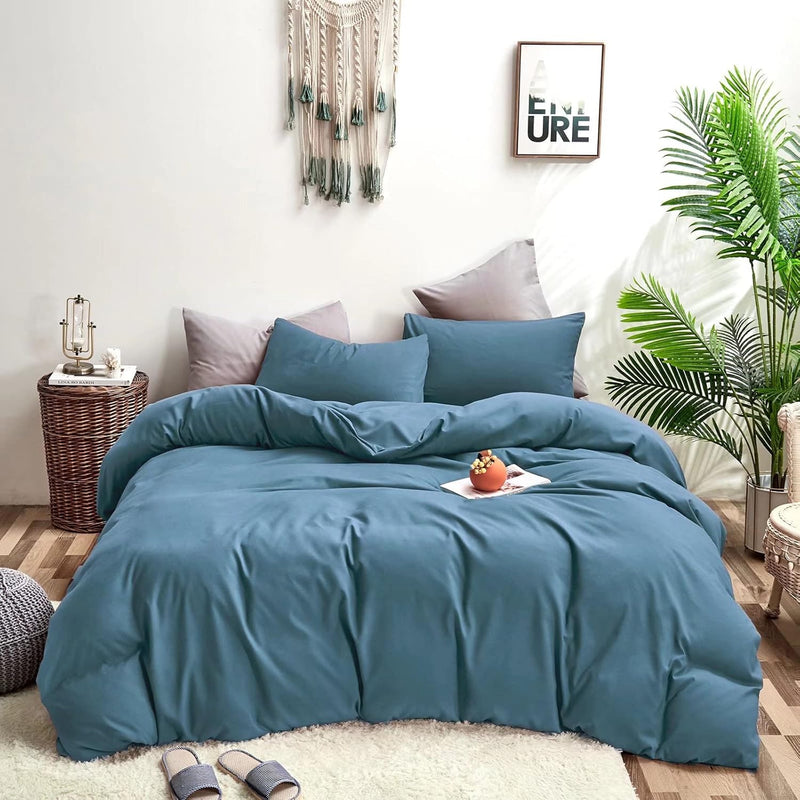 Jumeey Blue King Size Comforter Set Light Blue Comforter King Bedidng Sets Men