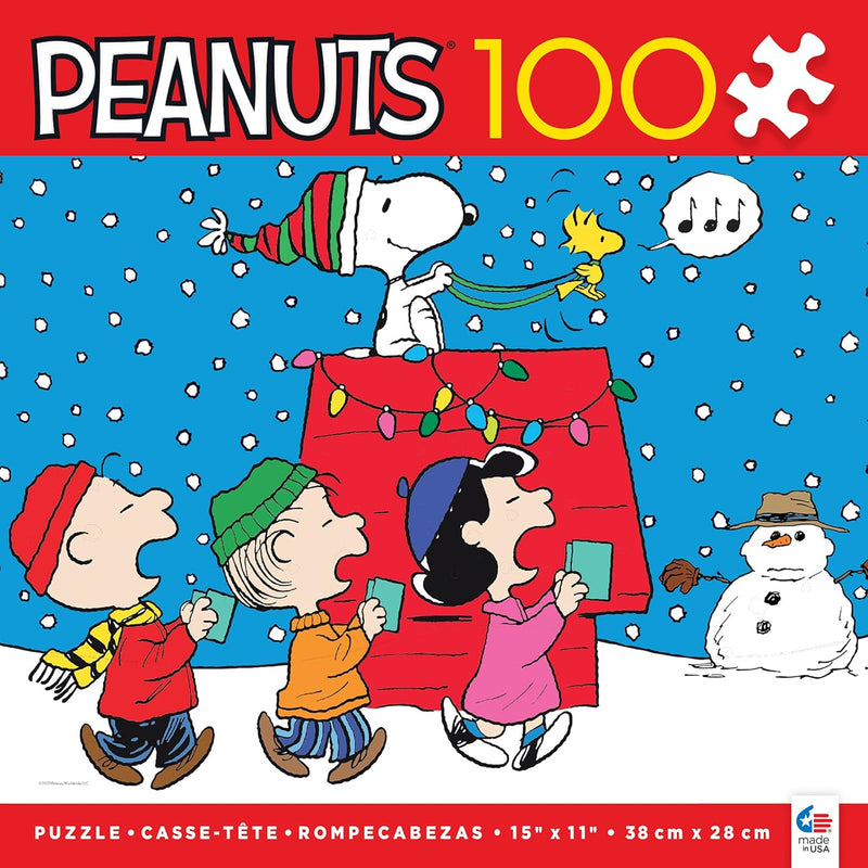 Ceaco - Peanuts - Holiday - Snoopy and The Singers - 100 Piece Jigsaw Puzzl