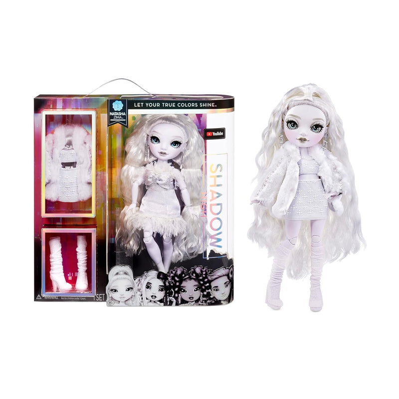 Natasha Zima Grayscale Fashion Doll With 2 Outfits & Accessories, Gift For
