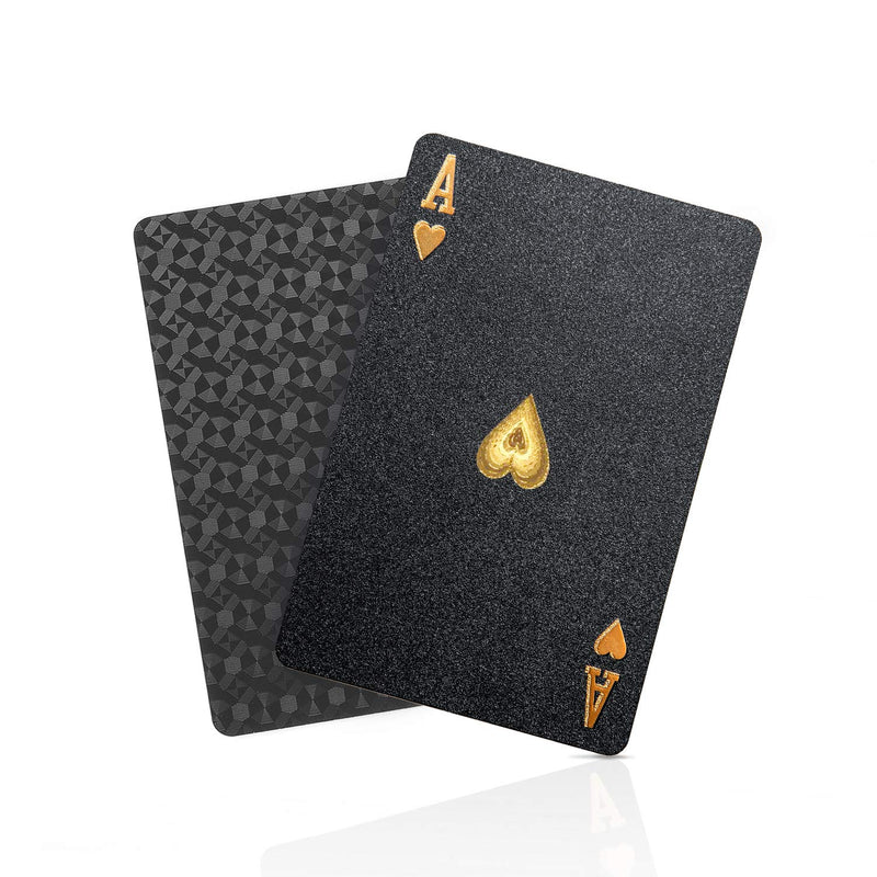 Diamond Waterproof Black Playing Cards, Poker Cards, Hd, Deck Of Cards (Bla