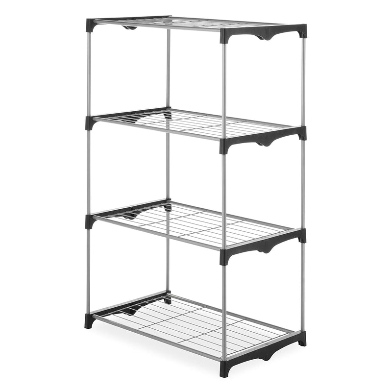 4 Tier Shelf Tower - Closet Storage Organizer