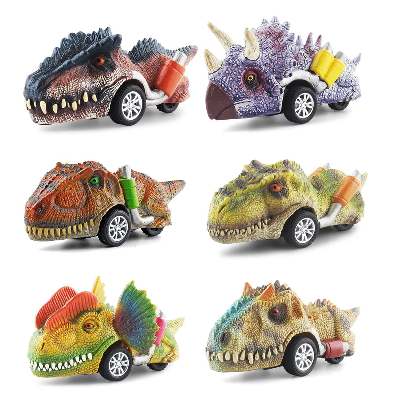 Dinosaur Toys For Kids 3 5, Pull Back Dinosaur Cars For 3 4 5 6 7 Year Old