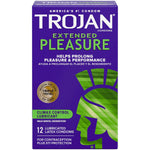Extended Pleasure Condoms - 12 Count Pack Of 3