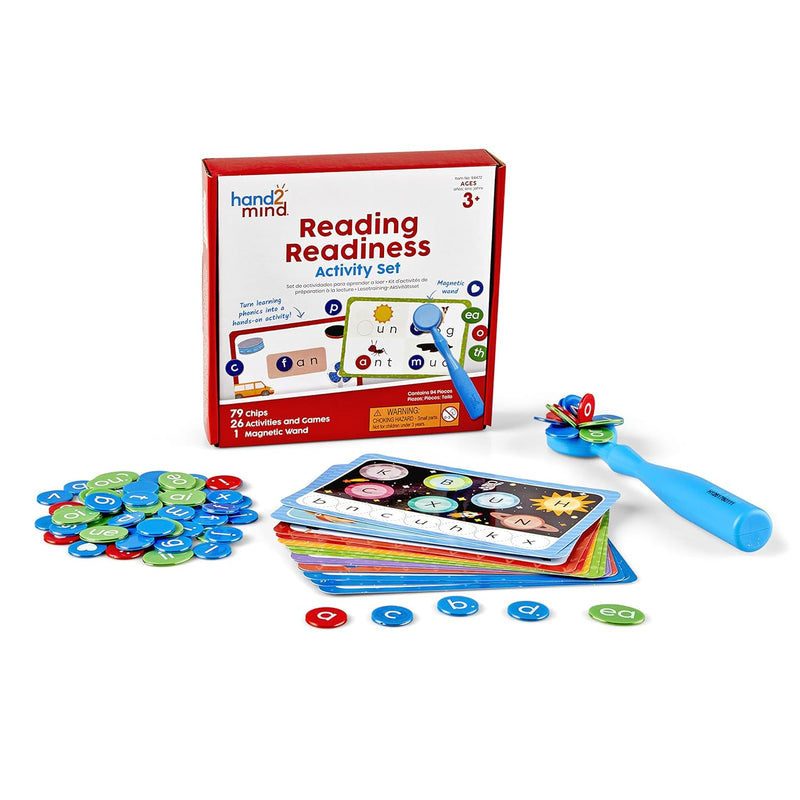 hand2mind Reading Readiness Activity Set, Magnetic Wands and Chip Set, Lear