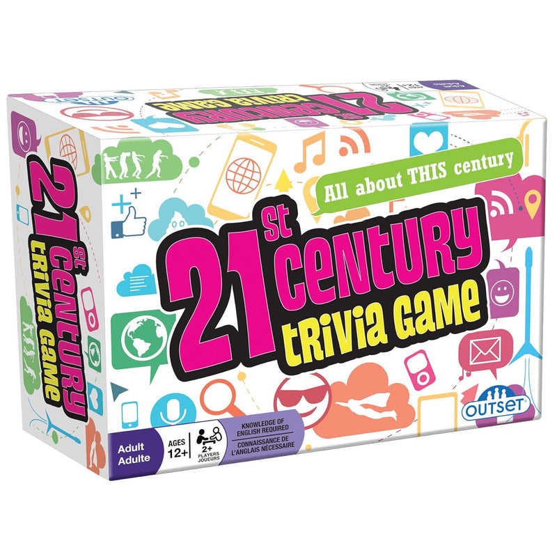 Outset Media 21st Century Trivia Game - Party Game - Family Game - Travel G