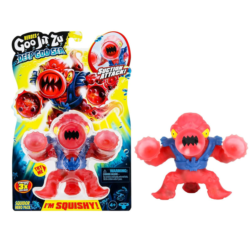 Heroes of Goo Jit Zu Deep Goo Sea Squidor Hero Pack. Super Squishy, Goo Fil