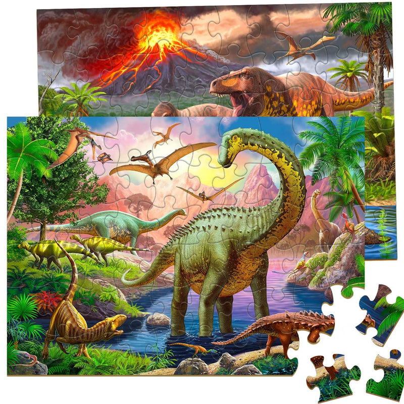 Puzzles For Kids Ages 4 6 2 X 60 Pieces Puzzles For Kids Ages 3 5 6 8 World