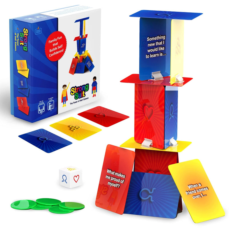 The Tower Of Self Esteem, Cbt Play Therapy Game For Kids, Teens Tools To Bo