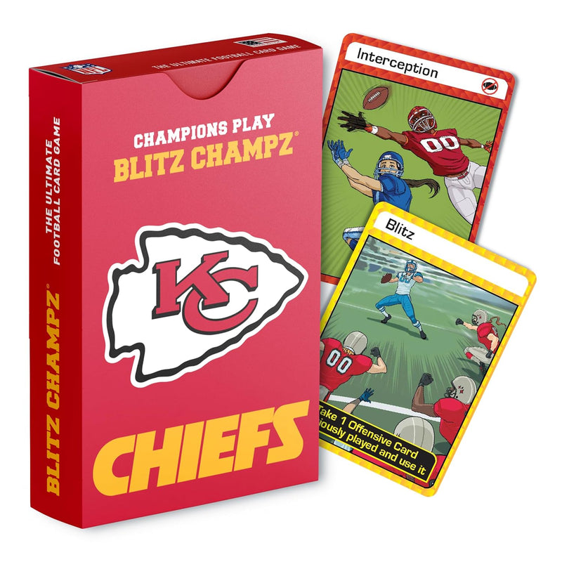 Kansas City Chiefs Card Game Football Card Game (Ages 7+) Fun Family Game Part