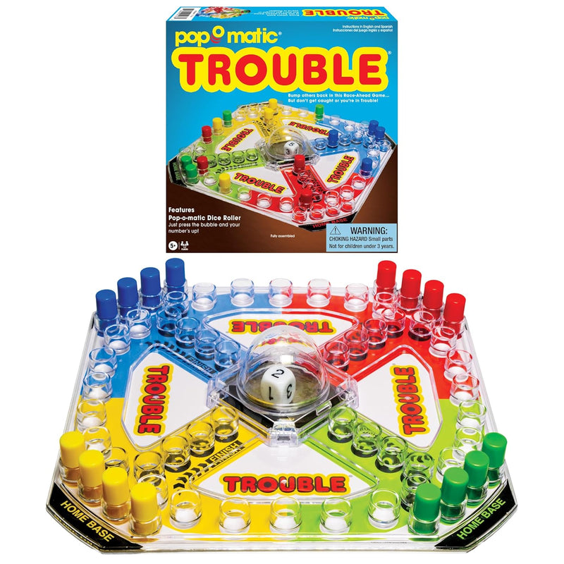 Classic Trouble With Retro Artwork And Pop O Matic Popper By Games Usa, Des