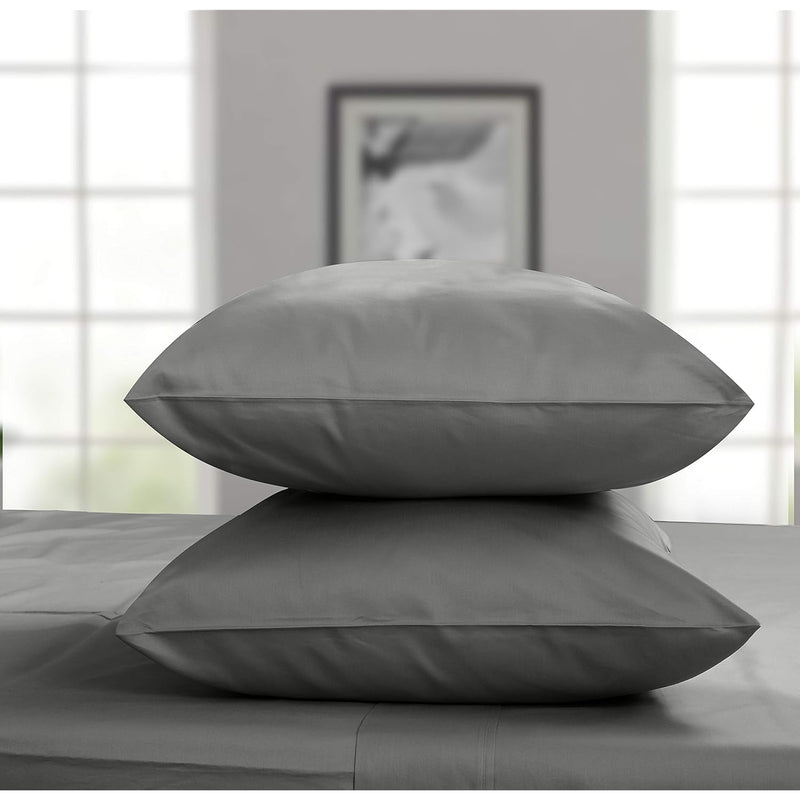 1200 Thread Count 100% American Supima Cotton Sheets Set Of 2 King Pillow Case