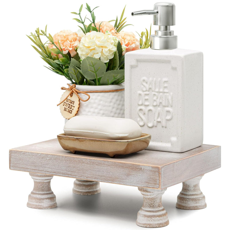 Farmhouse Riser For Room Decor : Decorative Pedestal Stand For Display Your Ho
