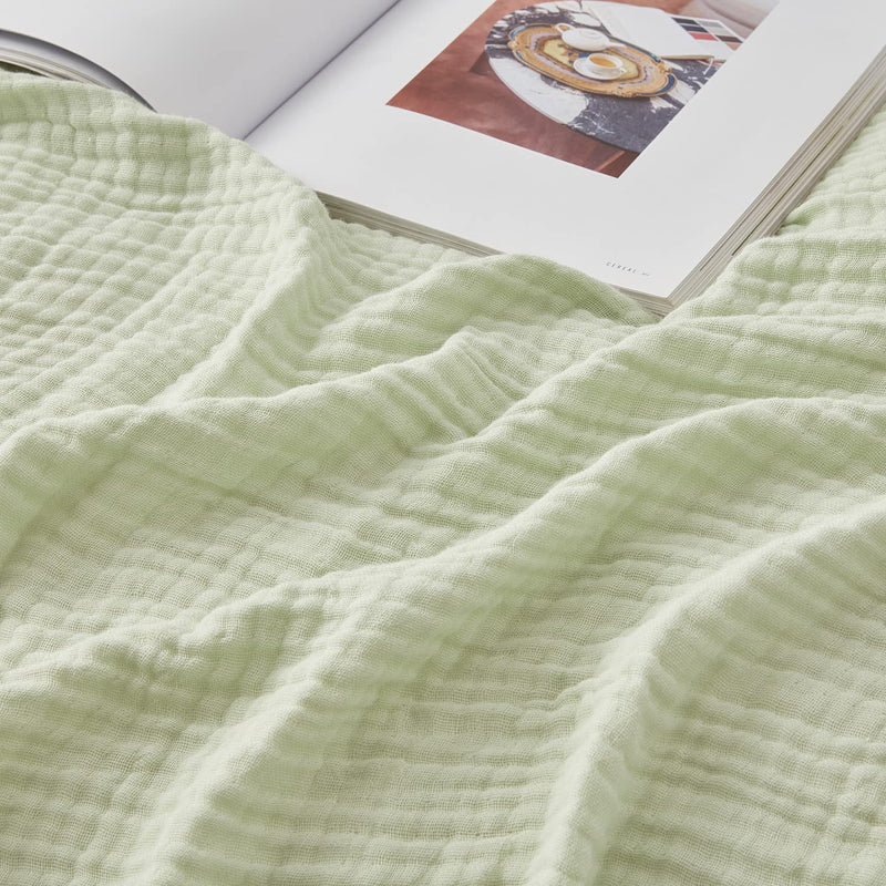 Muslin Cotton Throw Blanket For Adults Toddlers And Kids, Ultra Soft Lightweig