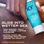 Jelly Water-Based Lube – Non-Greasy, pH Friendly, Toy & Condom Safe, 4 OZ