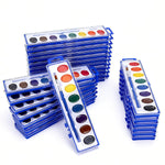 25 Pack Watercolor Paint Sets, 8 Washable Colors with Brushes