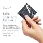 Ultra Thin Condoms with Silicone-Based Lube, 24 Count Pack